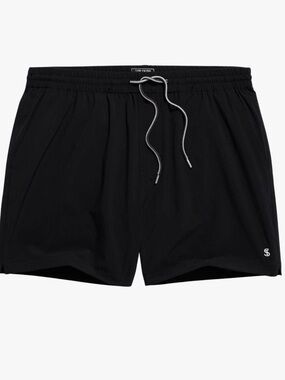 Todd Snyder Montauk Black Swim Trunks, Men’s Size Medium